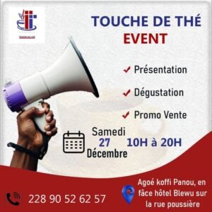 INVITATION A TOUCHE DE THÉ EVENTS