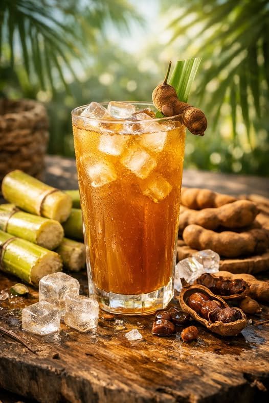 jus de canne à sucre au tamarin